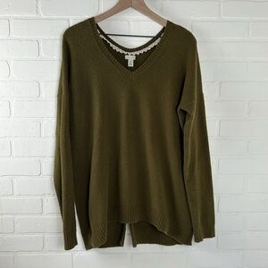 Hinge Army Green Sweater